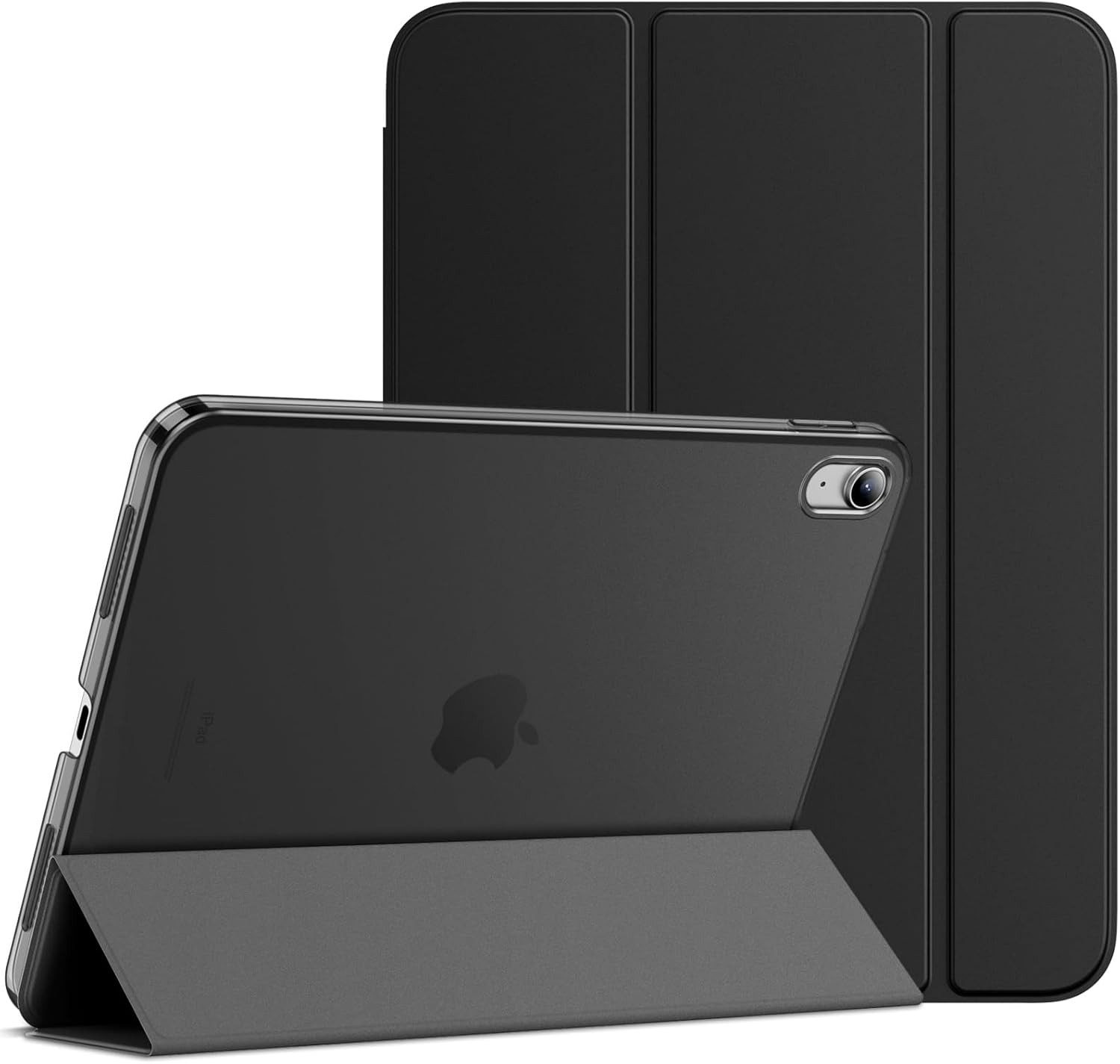 BeShield CoreFlip iPad A16/11e - 10.9" (zwart, transparante achterkant)